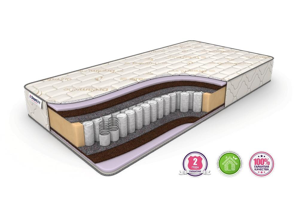 Пружинный матрас Classic +15 Hard TFK, 120х195 (DreamLine)
