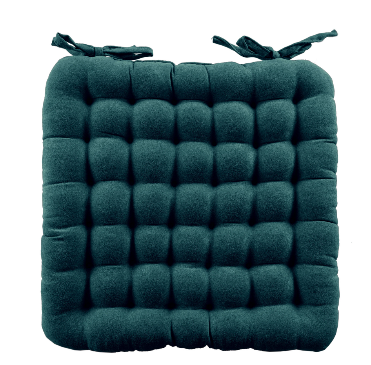 фото Tarrington House Подушка для мебели зеленая с тафтингом 40/36 x 38 x 6см