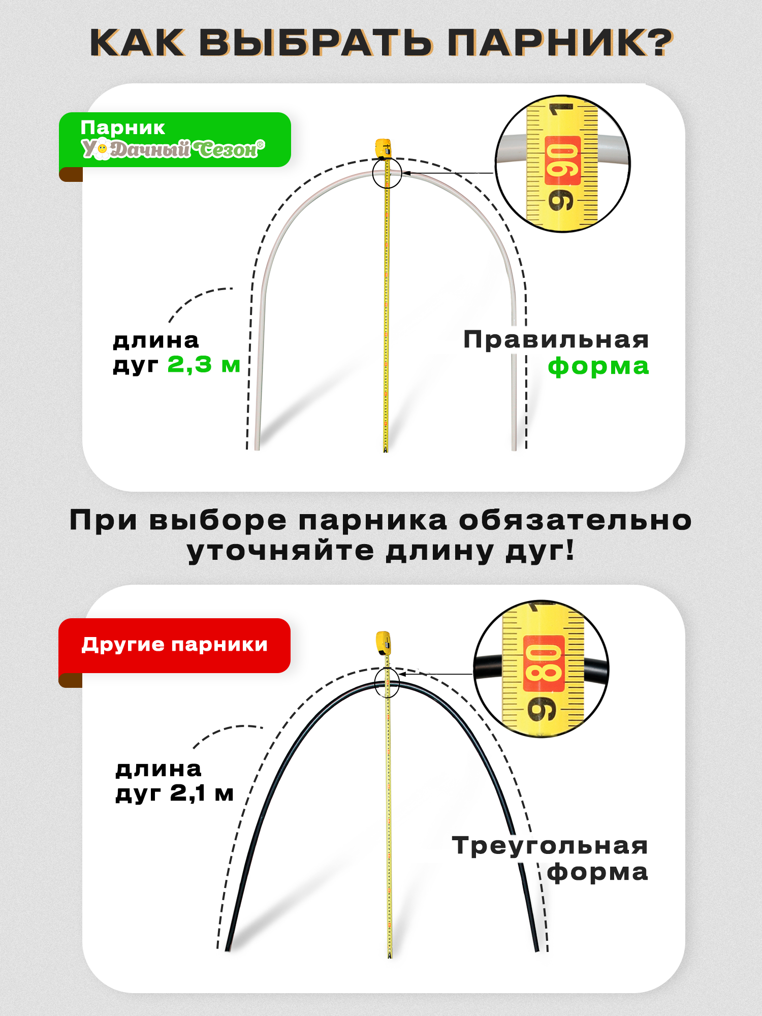 Парник из дуг с укрывным материалом 60 г/м² «Удачный Сезон» 8 м - фотография № 8