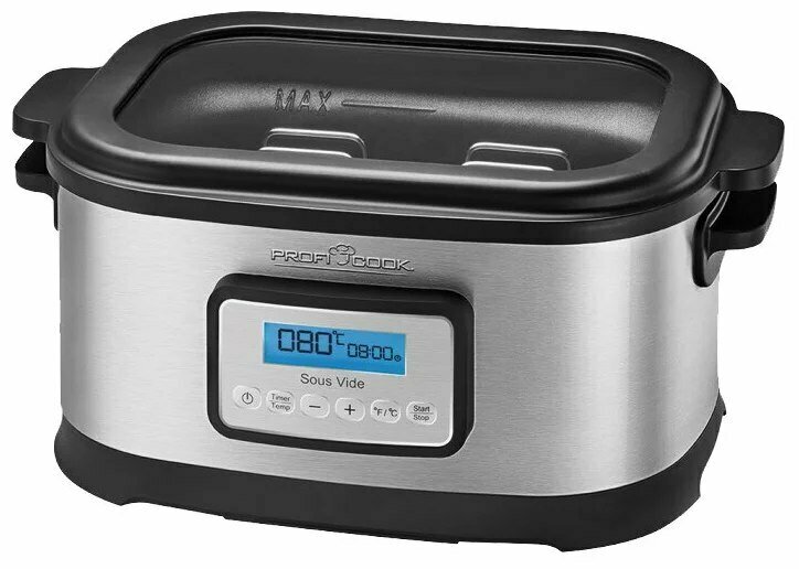 Мультиварка ProfiCook PC-SV 1112, stainless steel/black