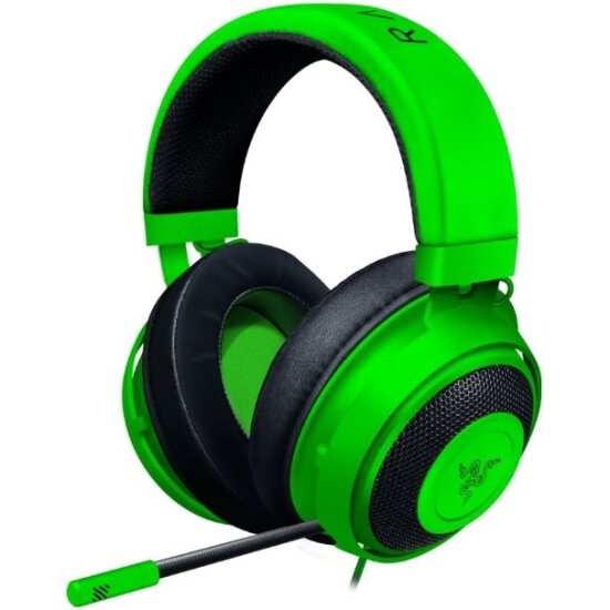 Наушники с микрофоном Razer Kraken Multi-Platform зеленый 1.3м накладные оголовье (RZ04-02830200-R3M