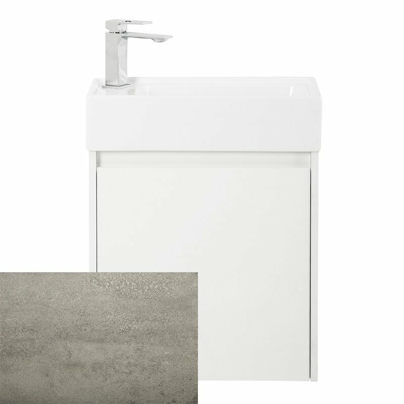 Мебель для ванной BelBagno KRAFT MINI 1A SO 50 Cemento Grigio