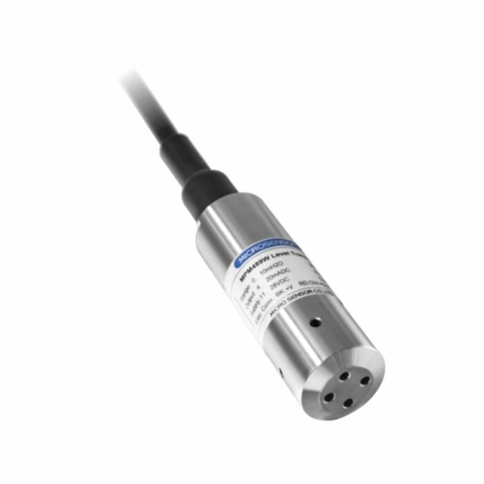 Гидростатический датчик уровня жидкости Microsensor MPM489W[0~2mH2O]5-E-22в корпусе из нерж. стали XLPE кабель 5 м