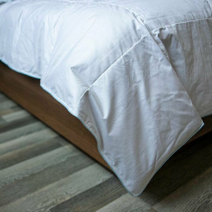 Одеяло "Северное сияние",140х205, 100% гусиный пух, кассетное, всесезонное - фотография № 5