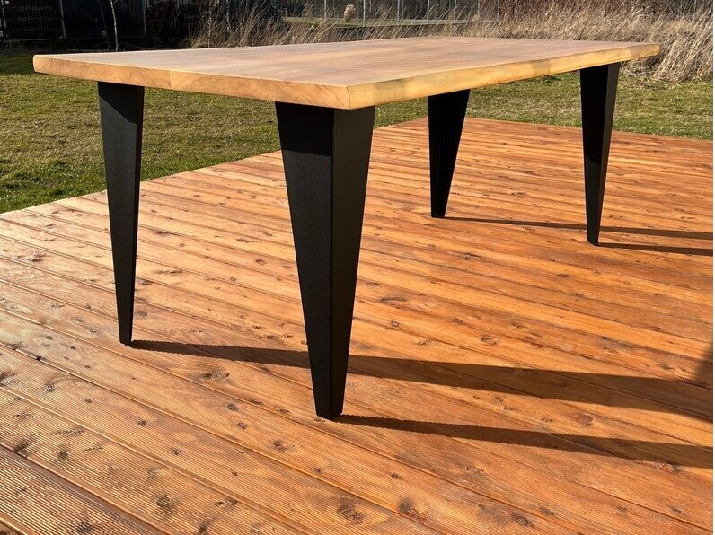 Подстолье/опора из металла для стола в стиле Лофт Модель 10 (4 штуки) - фотография № 1