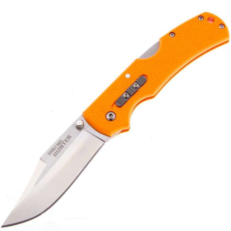 Cold Steel Складной нож Double Safe Hunter сталь 8Cr13MoV, рукоять Orange GFN (23JB)