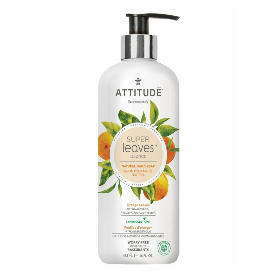 фото Мыло жидкое Attitude Листья апельсина 473 мл