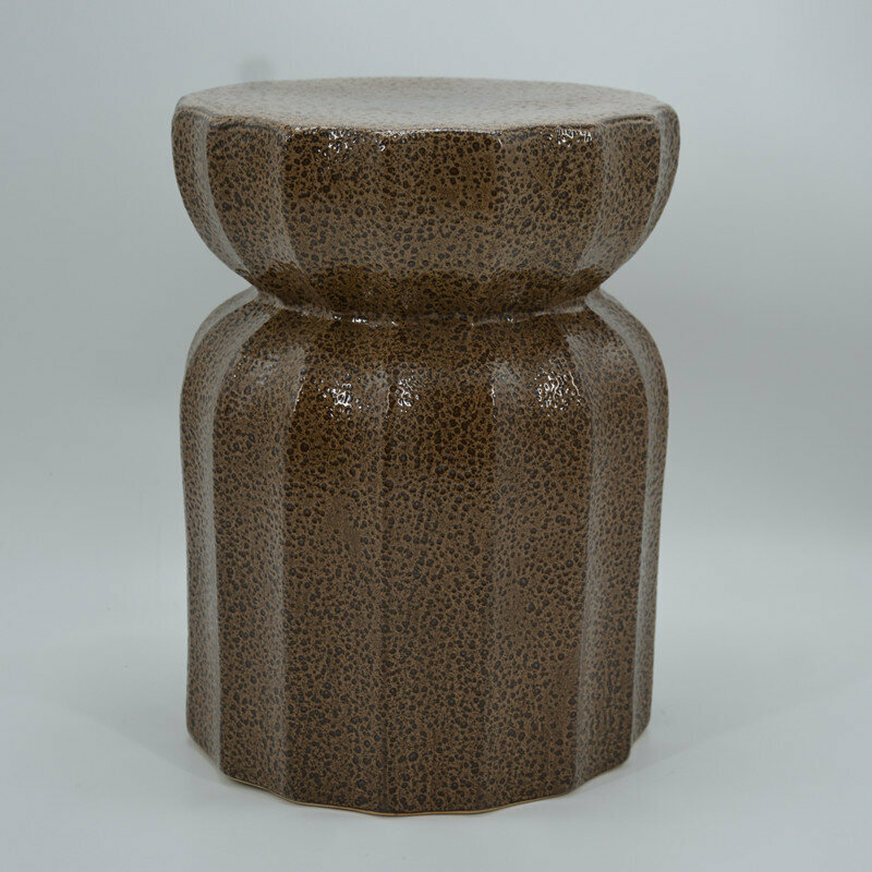 Керамический кофейный столик 33*44 см (золото) - фотография № 9