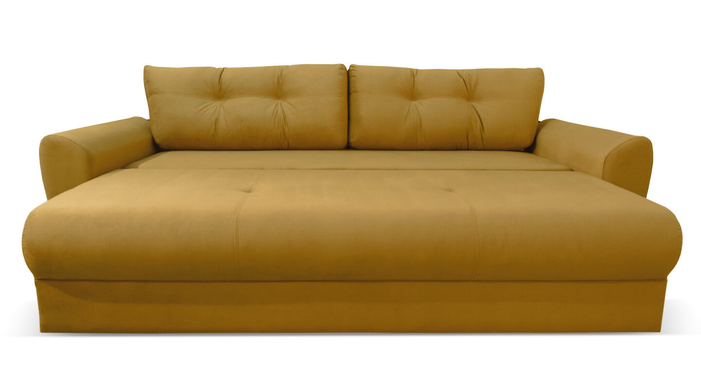 Прямой диван Амстердам 249х105х92 см, механизм еврокнижка - фотография № 3