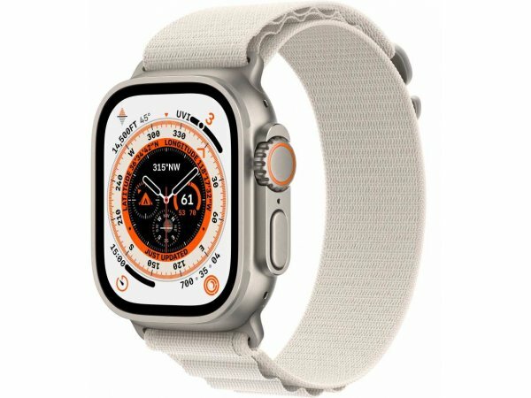 Apple Watch Ultra GPS + Cellular, 49 мм, корпус из титана, ремешок Alpine цвета "сияющая звезда"