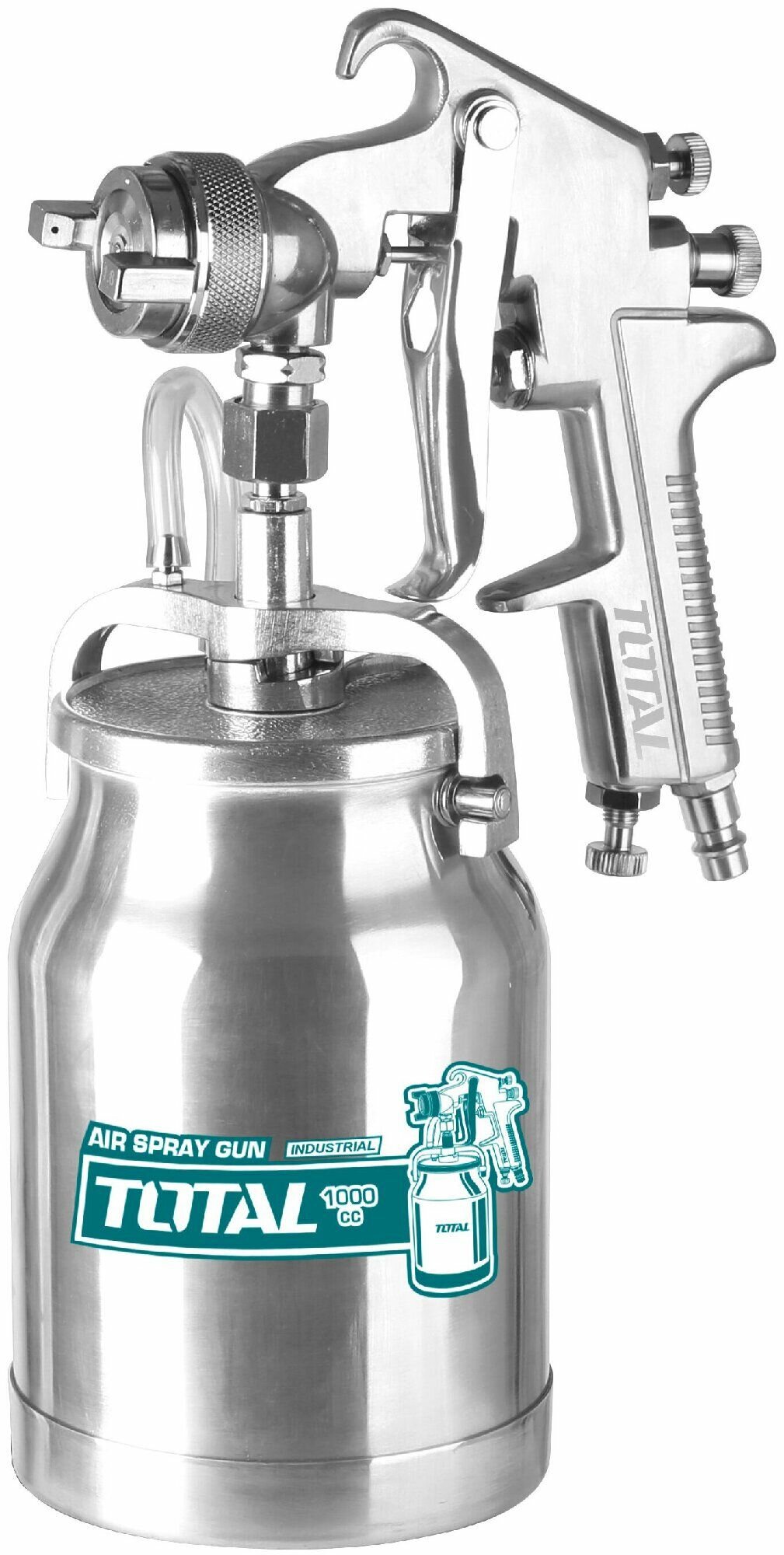 Краскораспылитель пневматический 1.8мм 200-250мм 1000мл TAT11002
