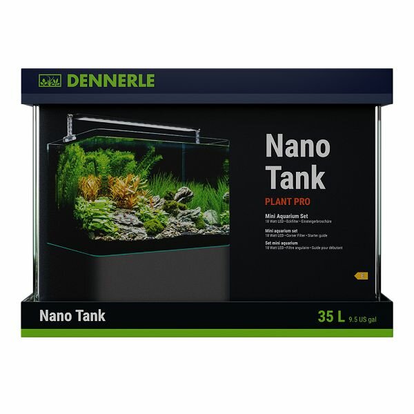Dennerle Аквариум Dennerle Nano Tank Plant Pro с фильтром и освещением, 35 л