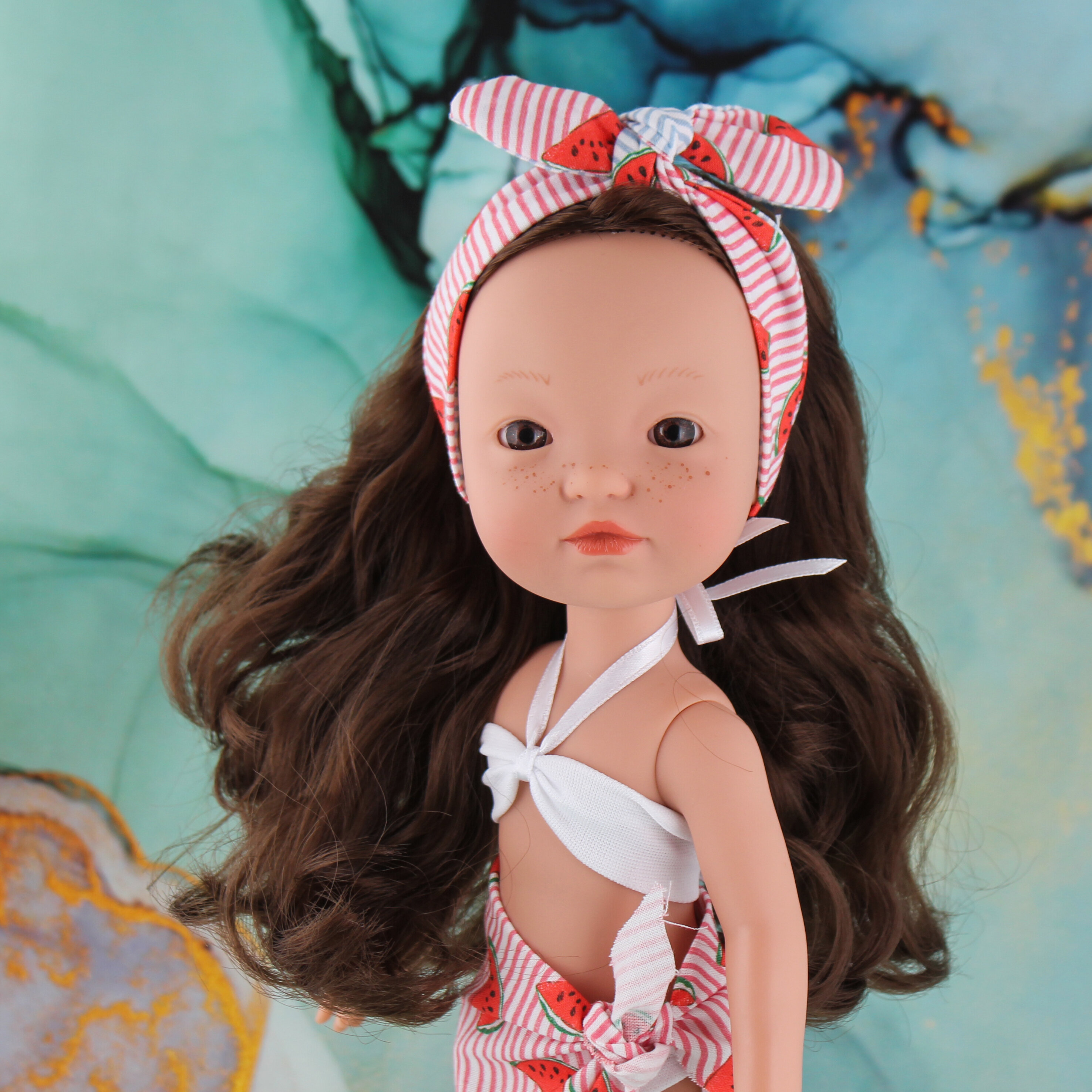 Кукла Берхуан (Бержуан) Fashion - Брюнетка в купальном костюме (Berjuan Trousseau Fashion Girl Morena)