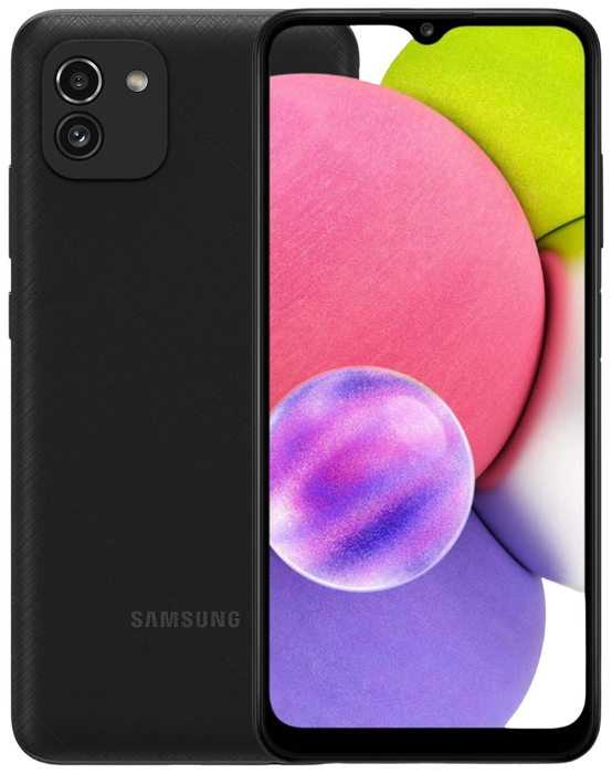 Смартфон Samsung Galaxy A03 4/64 ГБ (SM-A035FZKGMEA) Black