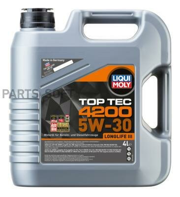 5W-30 Top Tec 4200 SP C3/C2 4л (НС-синт.мотор.масло)