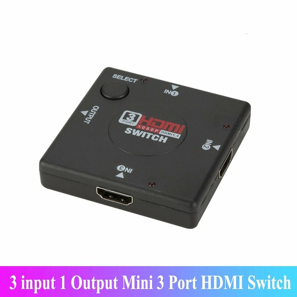 Переключатель HDMI switch 3-1 HDMI 1080P