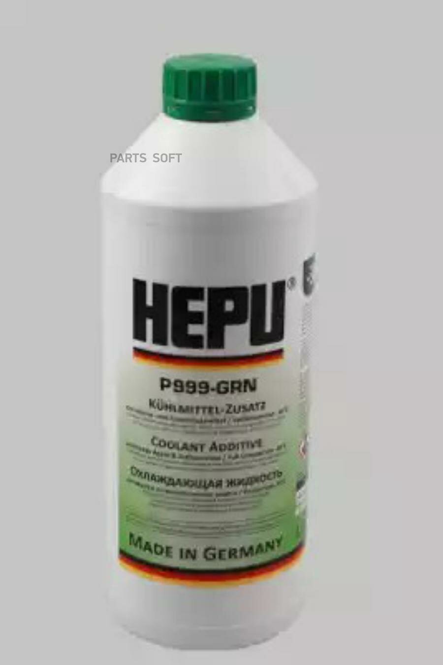 антифриз hepu coolant g11 концентрат зеленый 1,5 л p999-grn