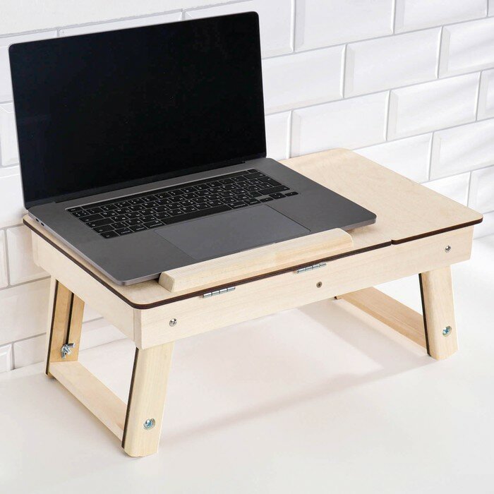 Столик для ноутбука складной "Цветок" 50×30×21см