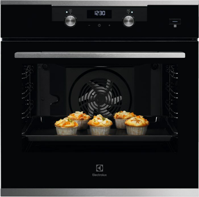 фото Электрический шкаф Electrolux KODEH70X нержавеющая сталь/черный