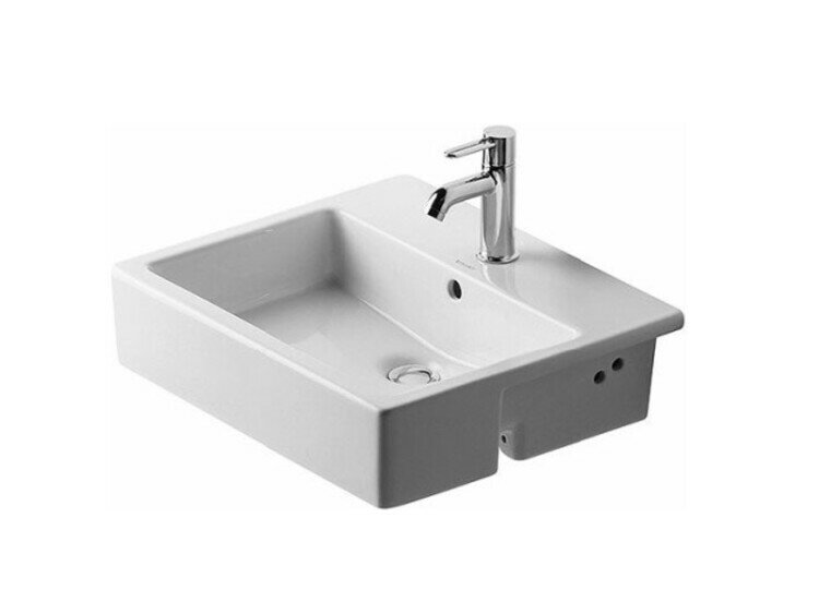 Раковины для ванной Duravit Раковина Vero отверстия для смесителя-1 цвет-белый (0314550000) - фотография № 1