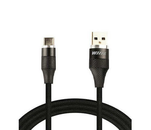 Кабель USB-Type-C черный 1м CB820-UTC-10B WIIIX