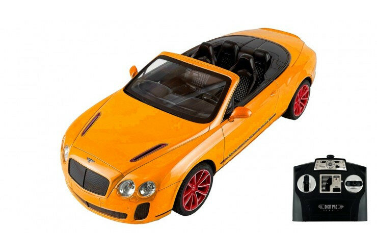 Meizhi Радиоуправляемая машинка Model Bentley GT Supersport масштаб 1:14 Meizhi 2049-ORANGE ()