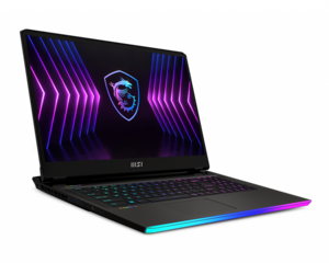 Ноутбук MSI Raider GE77 HX 12UHS, Intel Core i7-12800HX, DDR5 32GB (kit of 2) , 2тб M.2 PCIe SSD, RTX3080Ti Gddr6 16G, 17.3" QHD (2560*1440) , 240Hz, 1y, Win11Home64, Titanium Dark Grey
