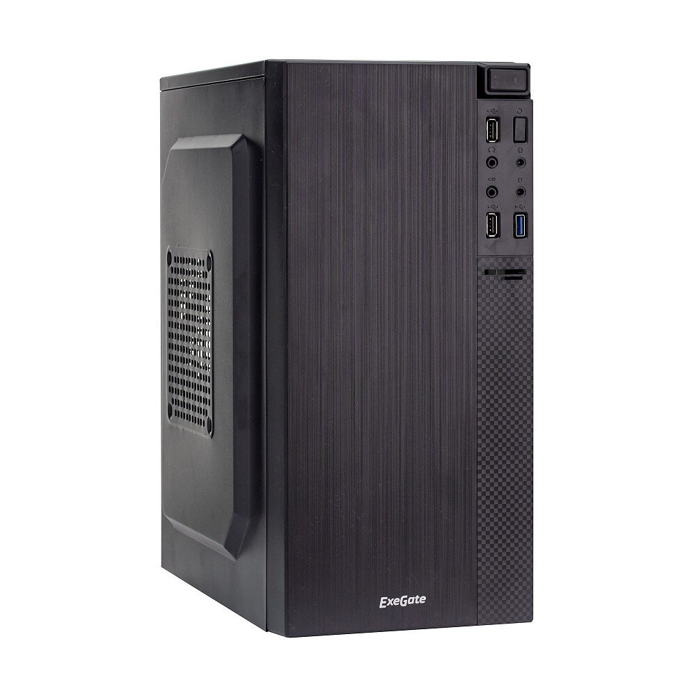 Exegate EX277807RUS Корпус Minitower BAA-104U Black, mATX, , 2*USB+1*USB3.0, Audio