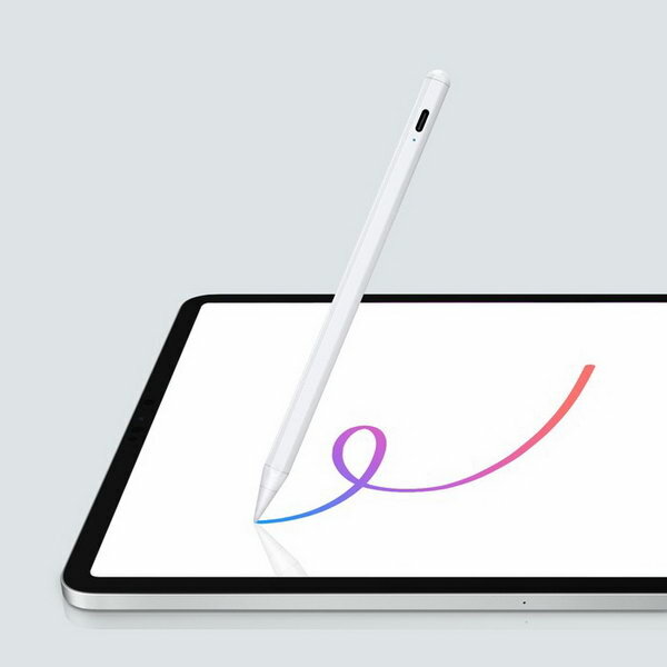Стилус для iPad 2018-2022 140 мАч высокоточный чувствительный к наклону магнит белый