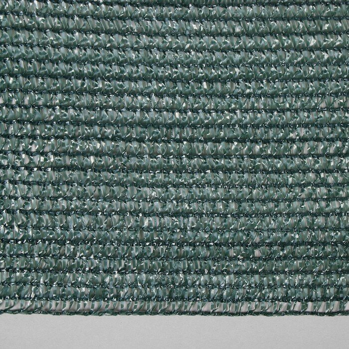 Сетка затеняющая, 5 × 3 м, плотность 80 г/м², тёмно-зелёная, в наборе 15 клипс - фотография № 2