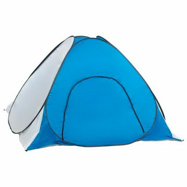 Палатка самораскрывающаяся, дно на молнии, 2 x 2 м, цвет бело-голубой