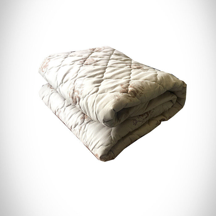 Одеяло «Верблюжья шерсть» 140х205 см, цвет микс - фотография № 1