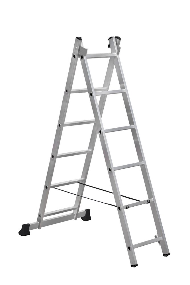 Двухсекционная Алюминиевая Лестница Sevenberg 2Х6
