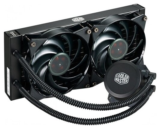 Cooler Master Система водяного охлаждения для Socket775/115x/1200/1366/2011/2066/AM2/AM3/AM4/FM1/FM2 Cooler Master MasterLiquid Lite 240 MLW-D24M-A20PW-R1 (ret)