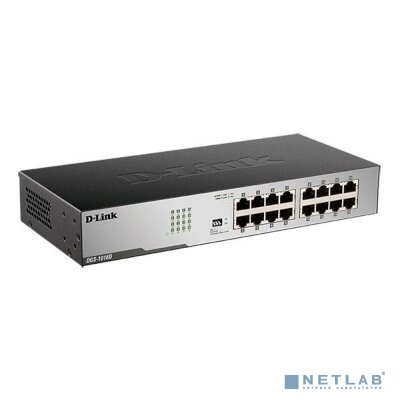 D-LINK Сетевое оборудование D-Link DGS-1016D/I1A Неуправляемый коммутатор с 16 портами 10/100/1000Base-T