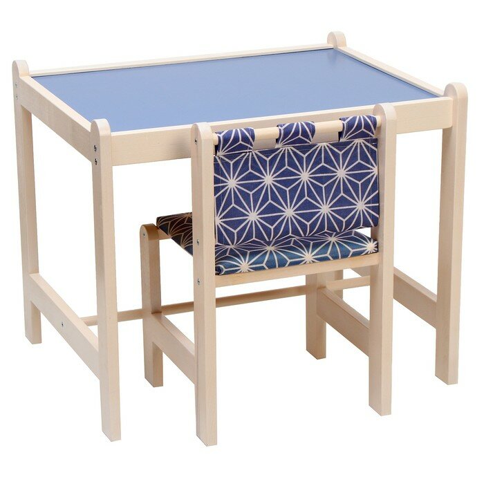 Набор детской мебели: стол + стул, «Каспер», синий - фотография № 3