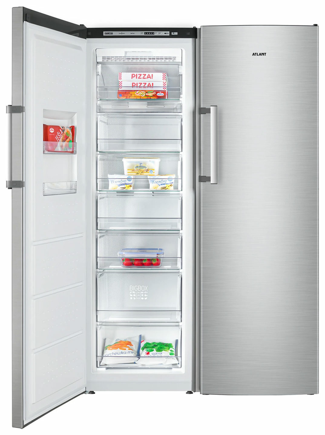 Холодильник Side by Side ATLANT холодильник Х-1602-140 + морозильник М-7606-142 N - фотография № 8