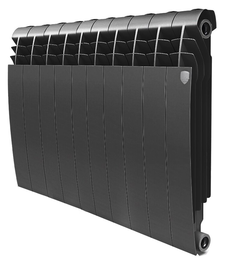 Радиатор биметаллический Royal Thermo BiLiner 500 10 секций, noir sable НС-1176307
