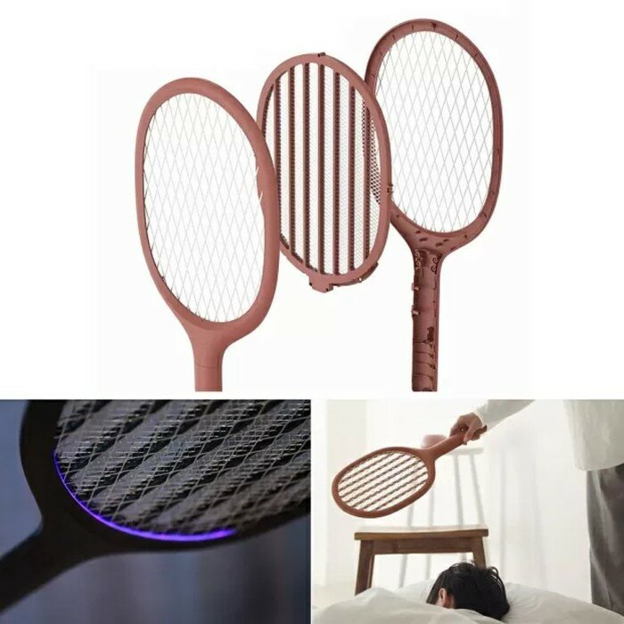 Мухобойка электрическая Xiaomi SOLOVE Electric Mosquito Swatter P1 Red, АКБ, красный 9747973 - фотография № 3