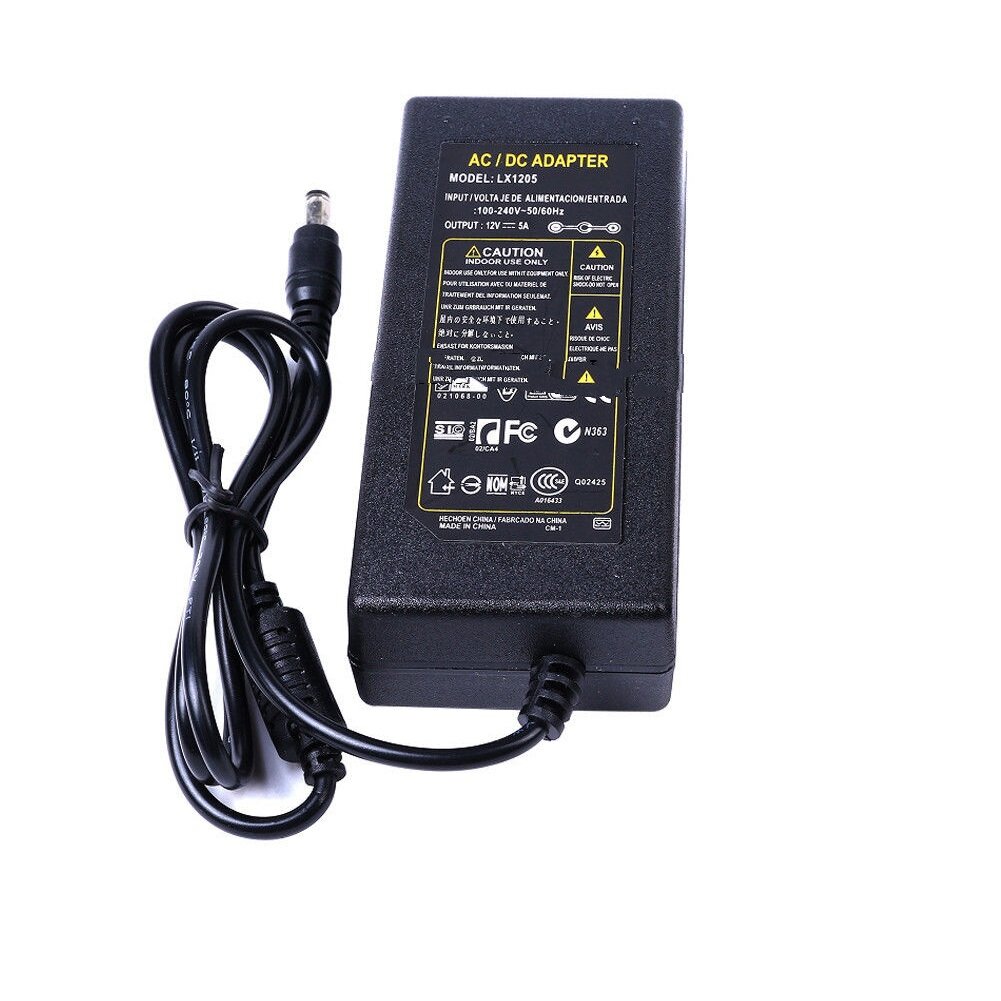 Адаптер блок питания для монитора MSI Optix MAG27CQ AG32CQ SOY-1200500 (S15-0007018-HH5) 12V-5A (60W) (5.5x2.5)