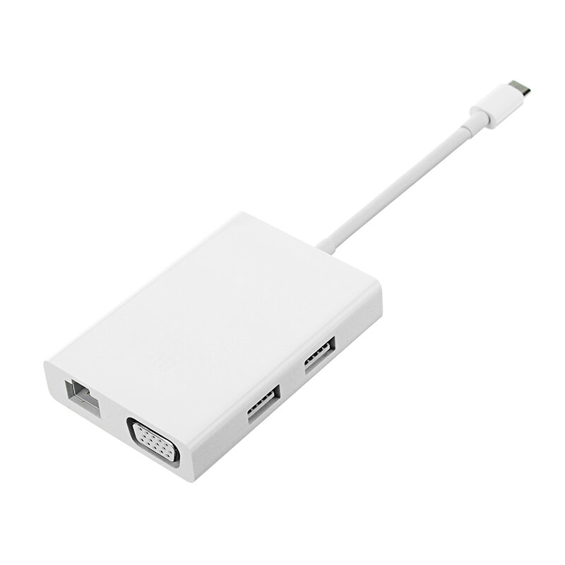 Адаптер-хаб Xiaomi Mi USB-C to VGA and Gigabit Ethernet Multi-Adapter (ZJQ04TM)