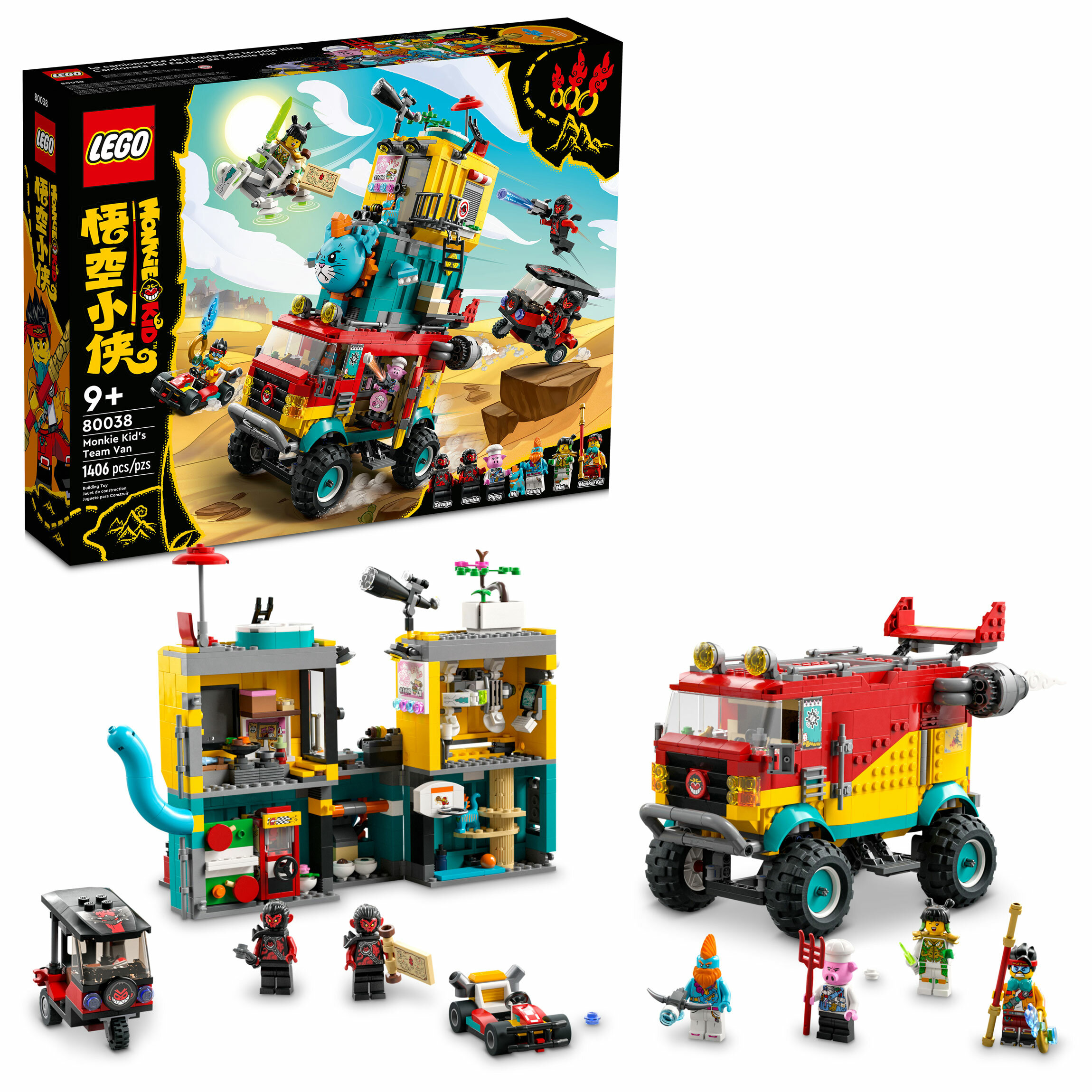 Конструктор LEGO Командный фургон Monkie Kid's (80038)