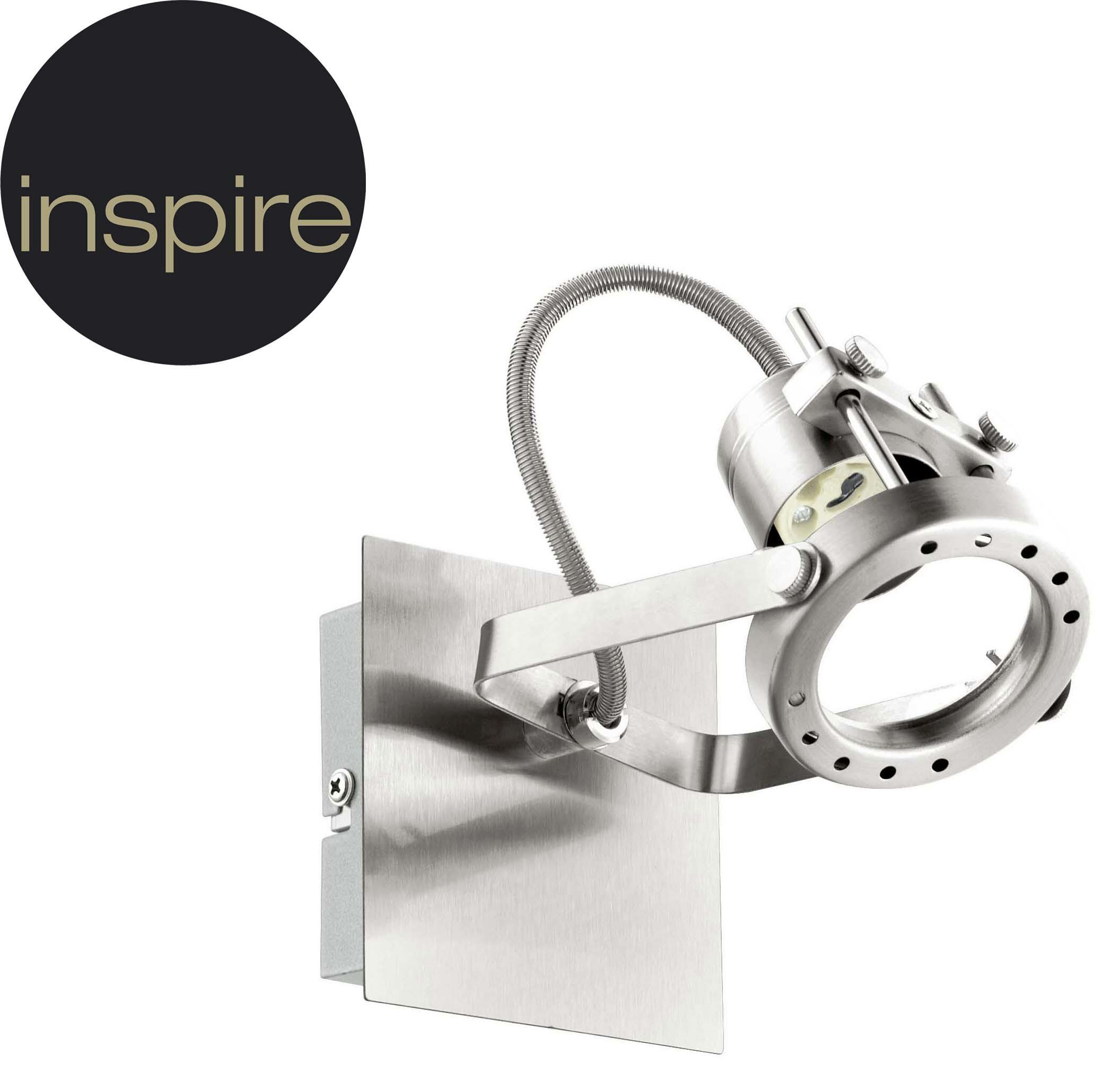 фото Спот поворотный Inspire Technic 1 лампа 0.5 м² цвет хром