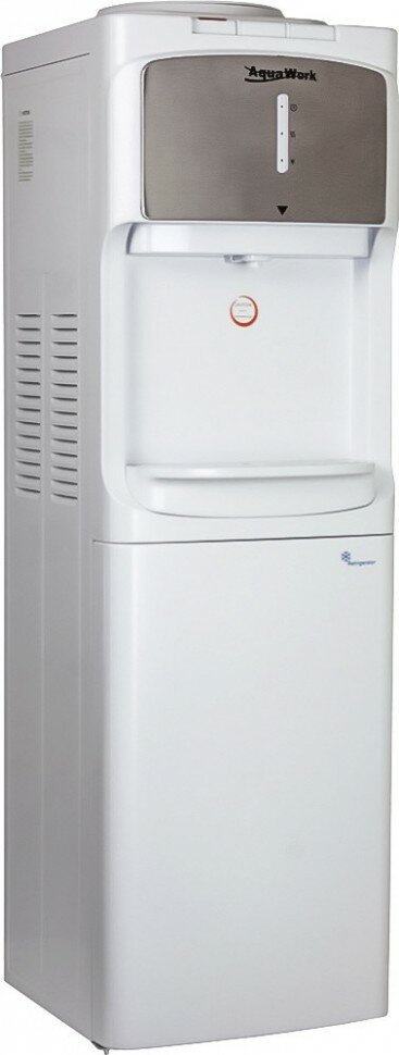 Кулер для воды Aqua Work R83-B белый с холодильником компрессорный, TY-LWYR83B - фотография № 3