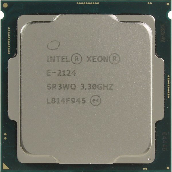 Процессор Intel Xeon E-2124 LGA 1151 8Mb 3.3Ghz (CM8068403654414S R3WQ)