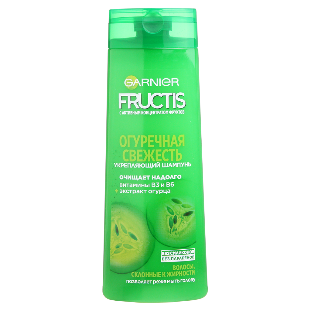Garnier Fructis Шампунь для волос Огуречный детокс, 400 мл 1 шт