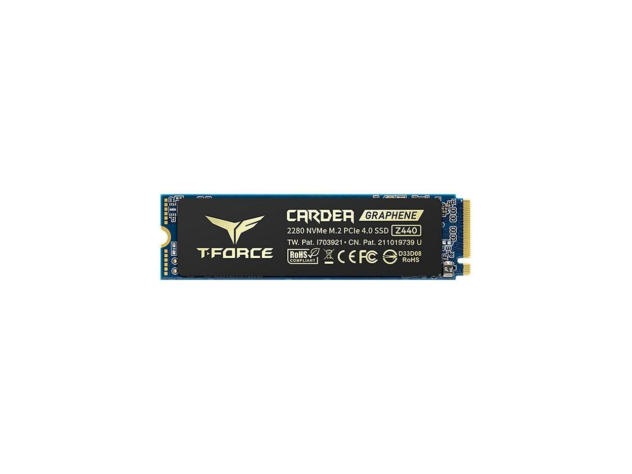 Накопитель SSD M.2 PCIe TEAMGROUP T-FORCE CARDEA ZERO Z440 2TB Graphene HS