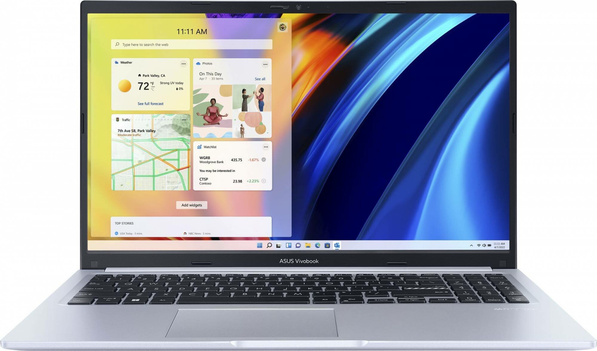 Ноутбук Asus VivoBook M1502I серебристый ENGKBD (90nb0y52-m002r0)