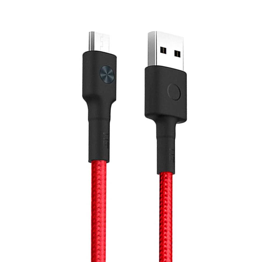 Кабель USB/MicroUSB Xiaomi ZMI 100см 2.1A Материал оплетки нейлон/кевлар (AL603) красный