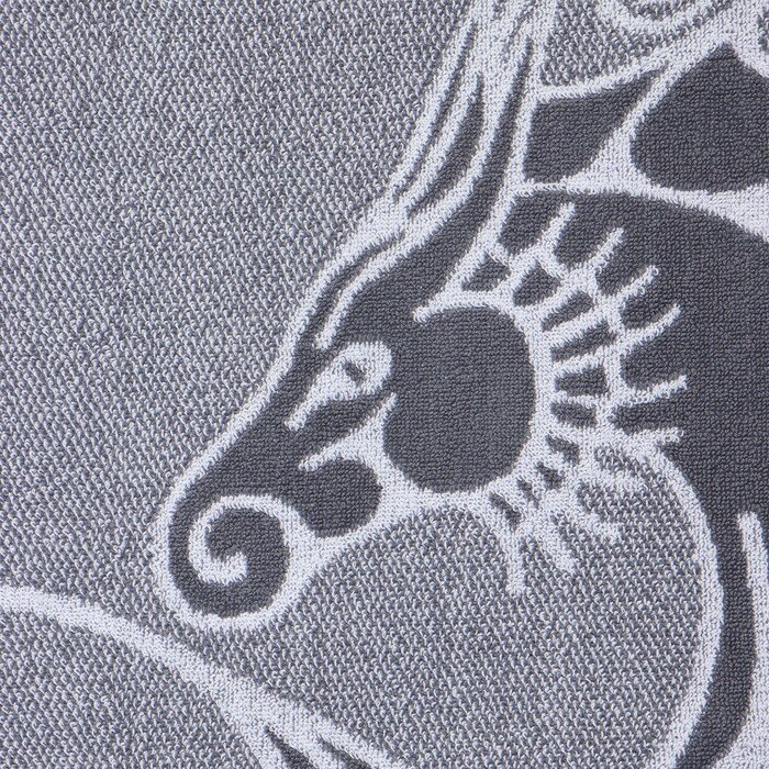 Полотенце махровое Этель "Змей-лун" 70х130 см, 100% хлопок, 420гр/м2 - фотография № 2